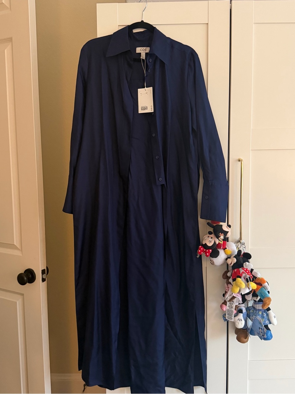 COS Navy Maxi Shirt - US 6 - BRAND NEW